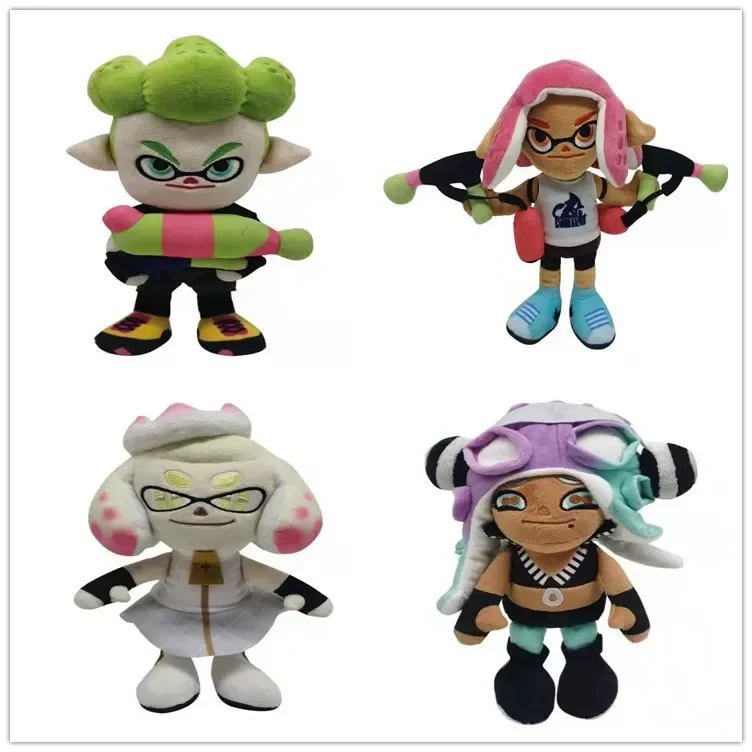 New 25CM Cartoon Anime 25cm Splatoon 3 Plush Toys Cute Game Splatoon 2 Stuffed Dolls Gifts for Boys Girls Birthday