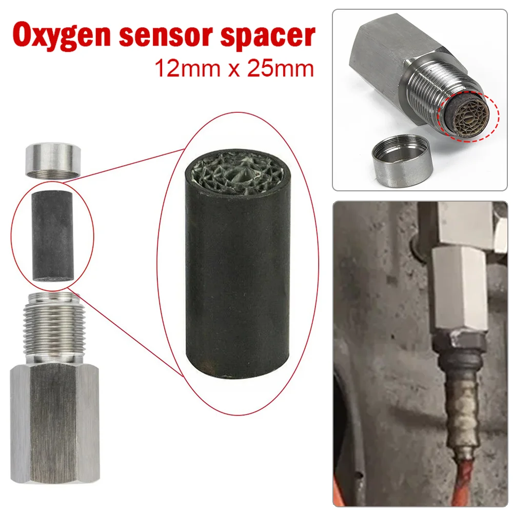 

Heat Resistant Oxygen Sensor Adapter Spacer Anti Corrosion Good Heat Transfer Automobiles Accessories for Exhaust Cleaning