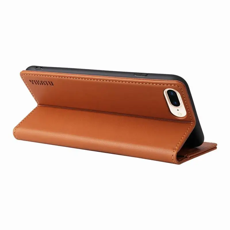 Case For Iphone 6 7 8 Plus Magnetic Attraction Flip Cover for iphone 6s 7plus 8plus Leather Wallet Phone Cases For Iphone 6 plus