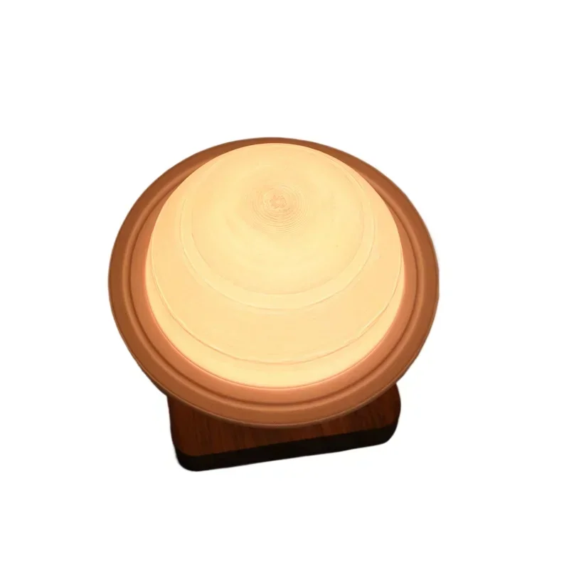 Romantic atmosphere light bedroom living room sleep night light, three-color luminous Saturn light