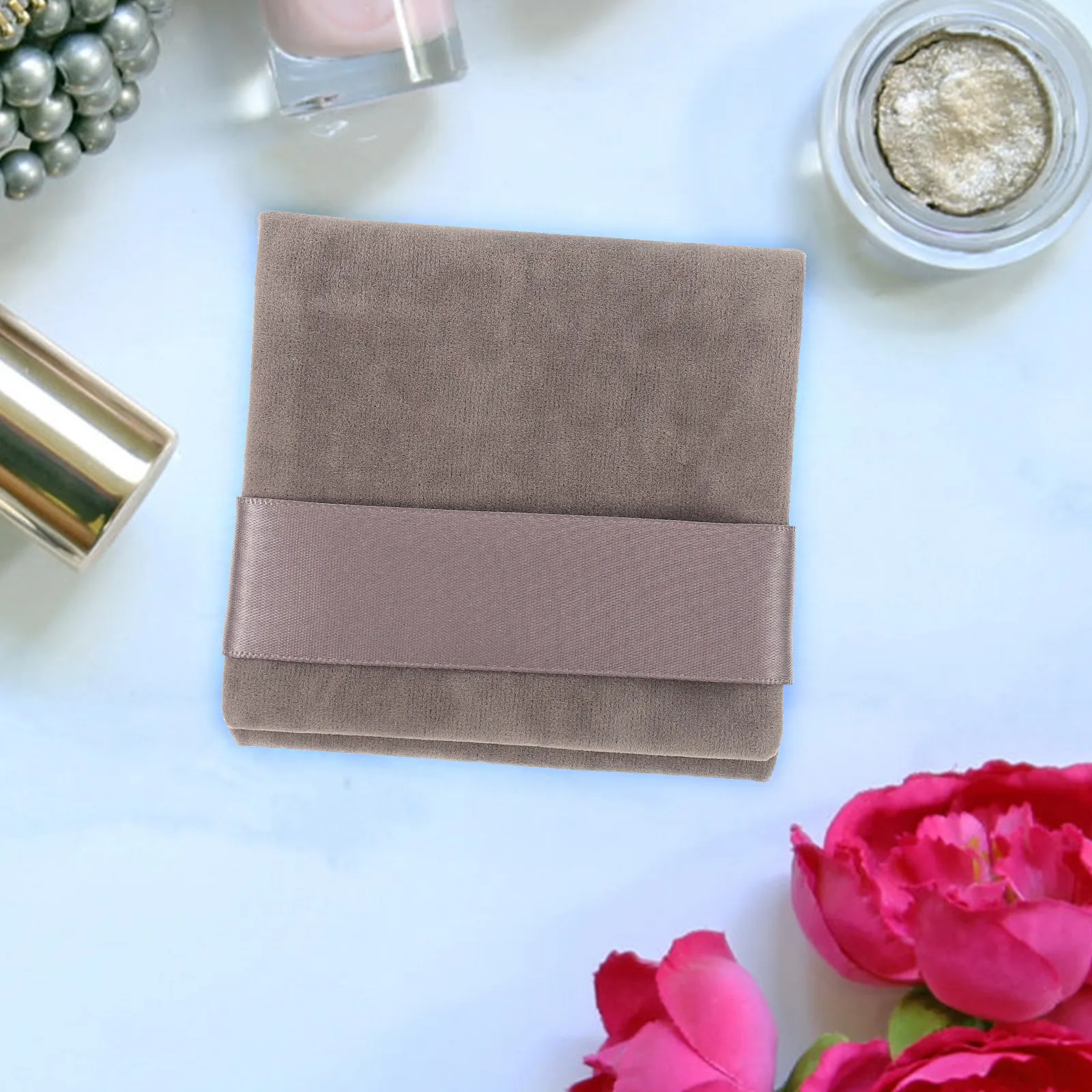 

Portable Jewelry Holder Accessories Storage Bag Small Gift Packaging Pouch Travel Organizer Jewelry Case Accessories Storage Bag