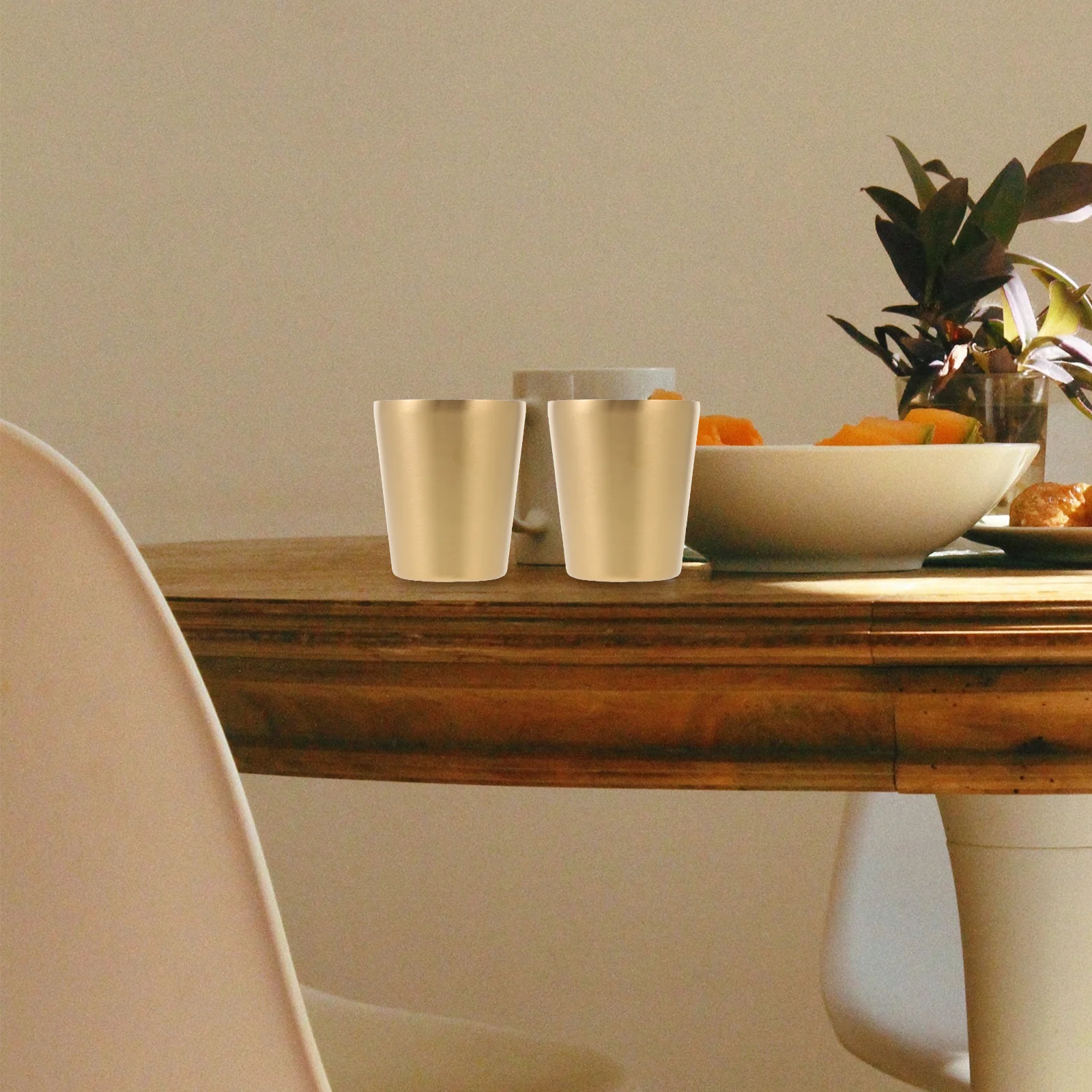 

Stainless Steel Water Cup Large Capacity Reusable Cold Drinking Cup For Home Bar Party Restaurant Juice Coffee Wine Metal