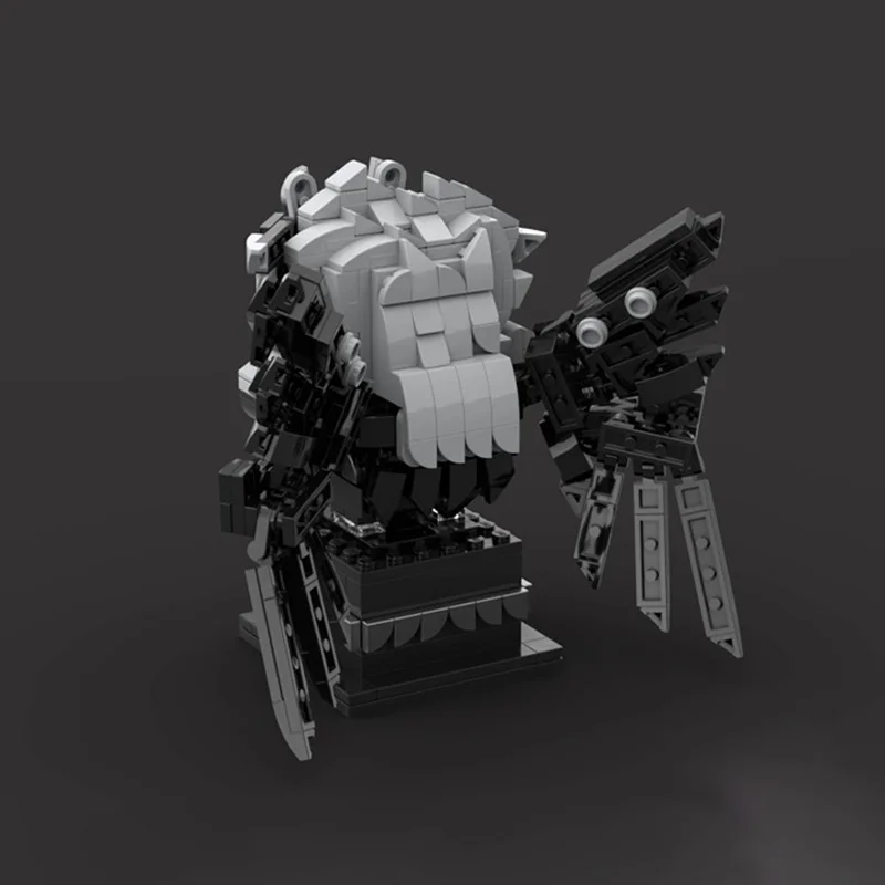 528 個 MOC タナトス ブリックヘッドズ モデルビルディングブロック建築おもちゃ組み立てアイデアクリスマスギフト教育レンガ子供