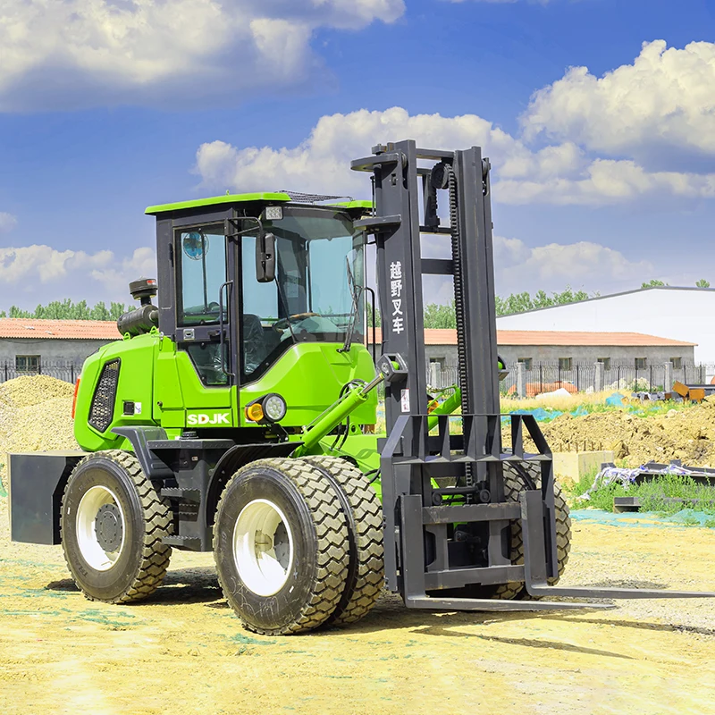 China CE EPA 4x4 Articulated Rough Terrain Forklift 4wd Off-Road Forklift All-Terrain Forklift 2-6 Ton Diesel Forklift For Sale