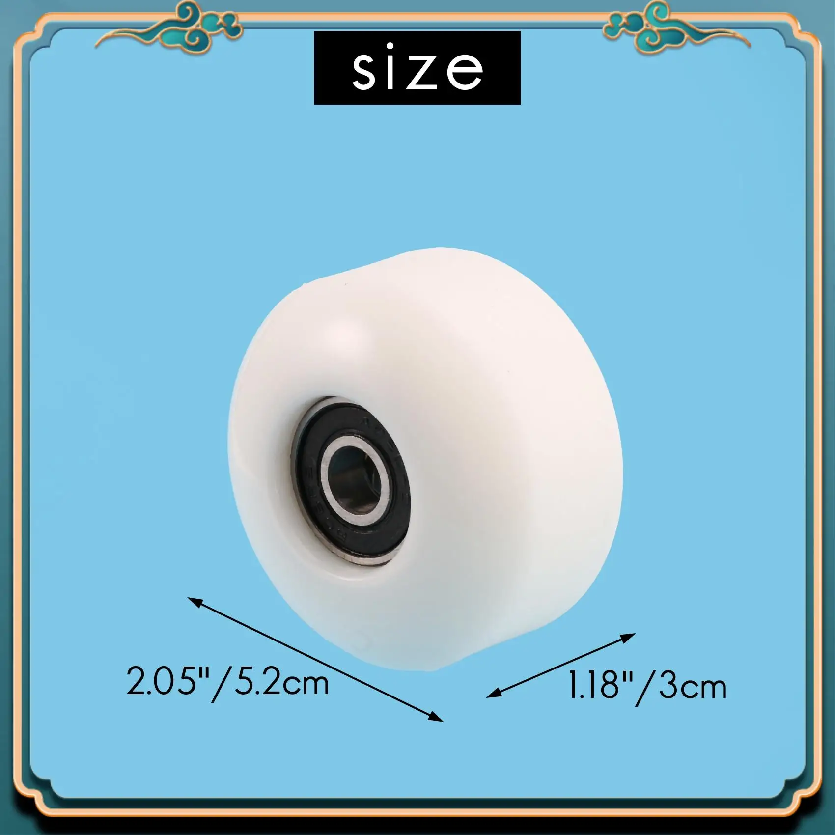 Neueste Skateboard-Räder mit Lagern, 52 x 30 mm, Straßen-PU-Räder, Skateboard-Teile, Cruiser-Longboard-Räder (4er-Set)