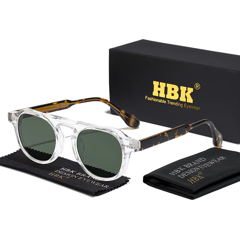 HBK Classic Fashion Sunglasses for Men Core Insert Leg Integrated Sun Glasses Women Travel Party Business Festival Gift Eyewear