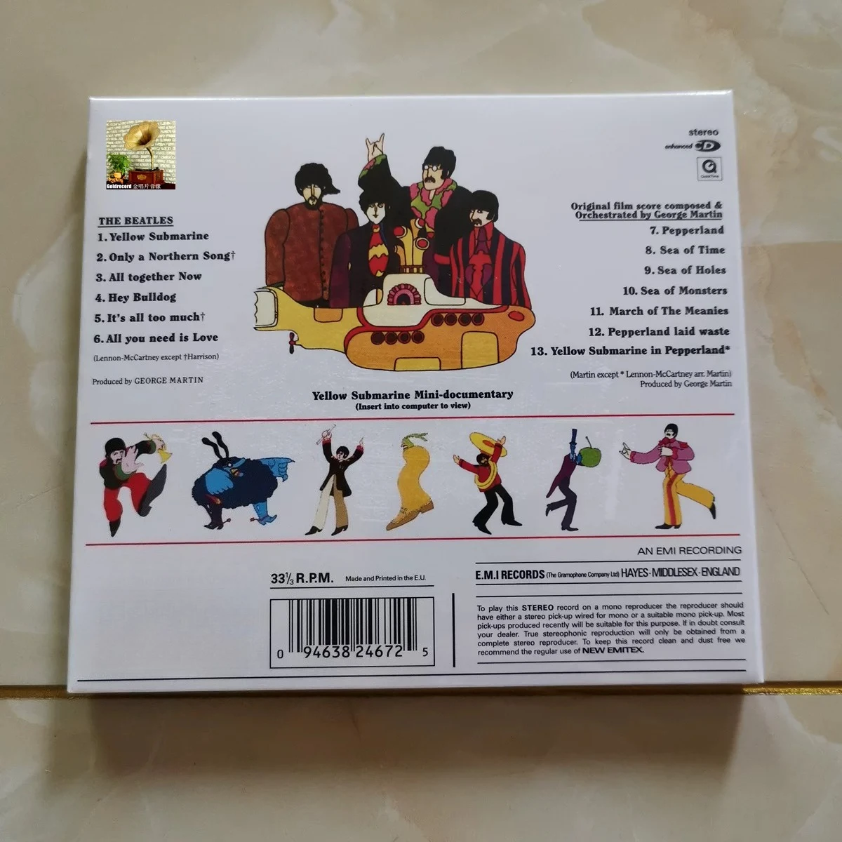 Die Beatles Yellow Submarine CD Psychedelic Pop Rock Classic Collection