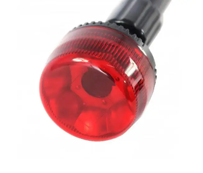 100cm Scalable pole 8W Led Motorcycle Rear tail strobe Warning beacon light,Police motorbike Emergency light,waterproof