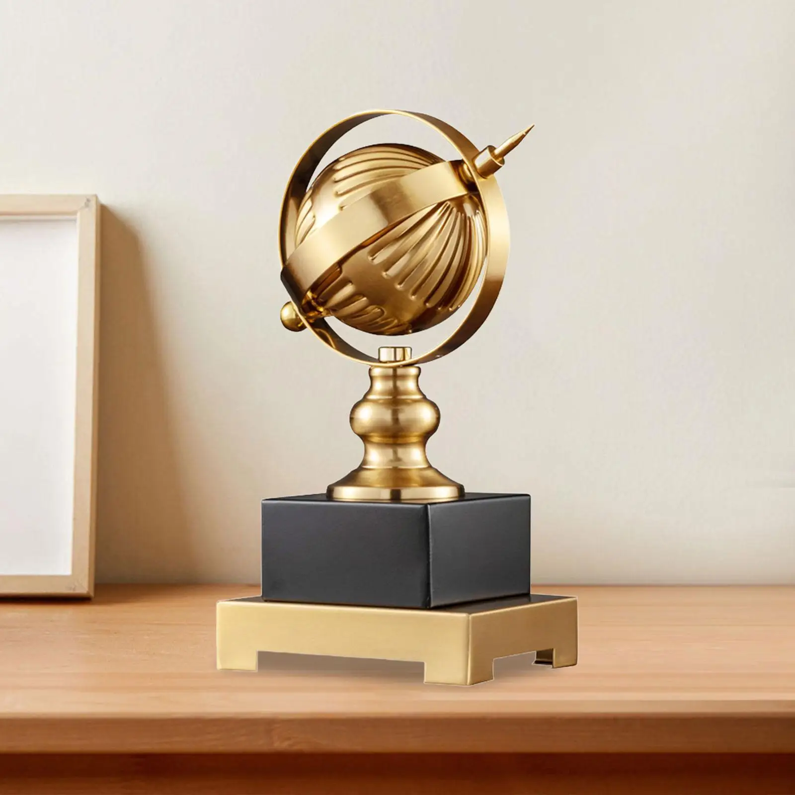 

Globe Ornament Collectible Artwork Modern Statue for Desktop Home Decor