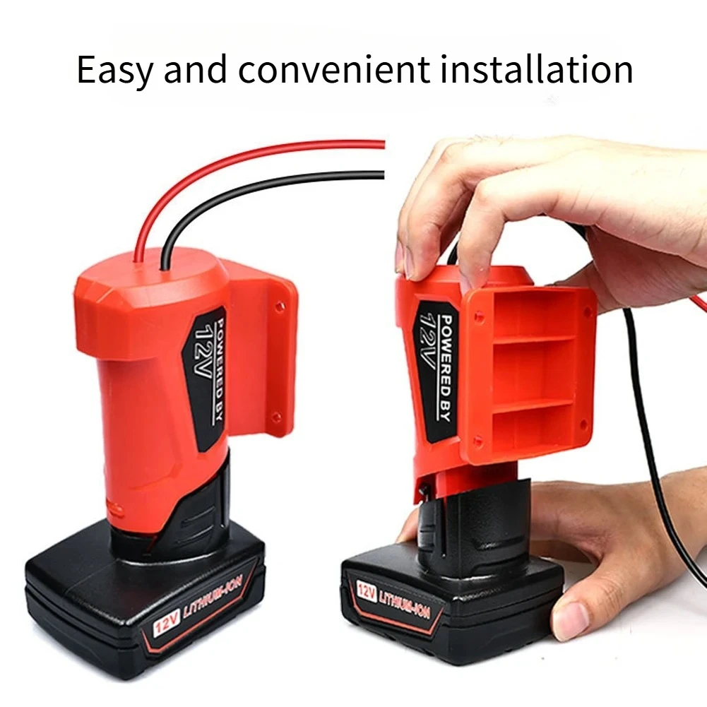 

DIY converter grinder suitable for Milwaukee 12VM12 power tool lithium battery adapter