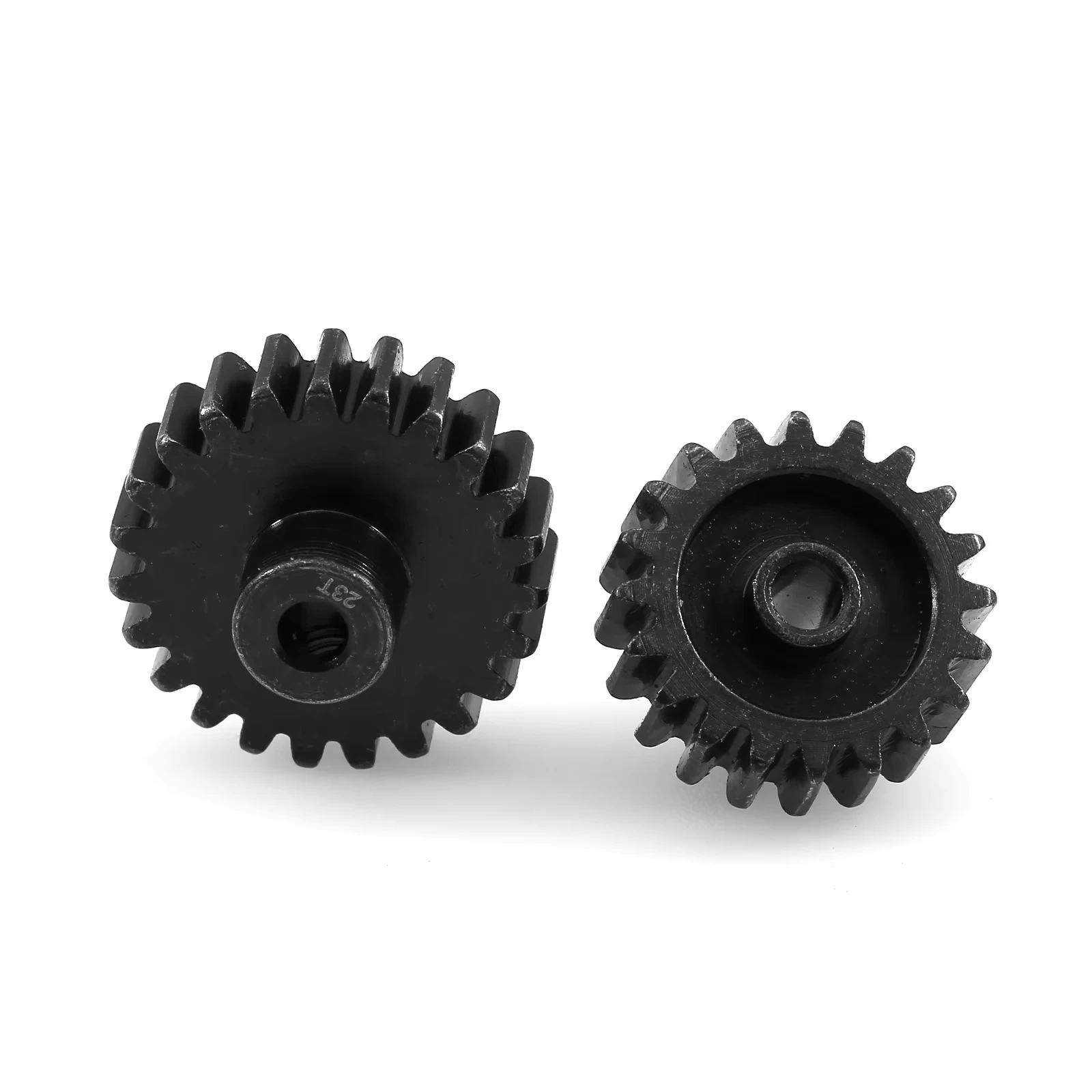 M0.8 3.175mm Gehärteter Stahl Metallzahnrad 10T 11T 12T 13T 14T 15T 16T 17T 18T 19T 20T 21T Motorgetriebe für 1/10 RC Auto Upgrade-Modifikation – Detail 5