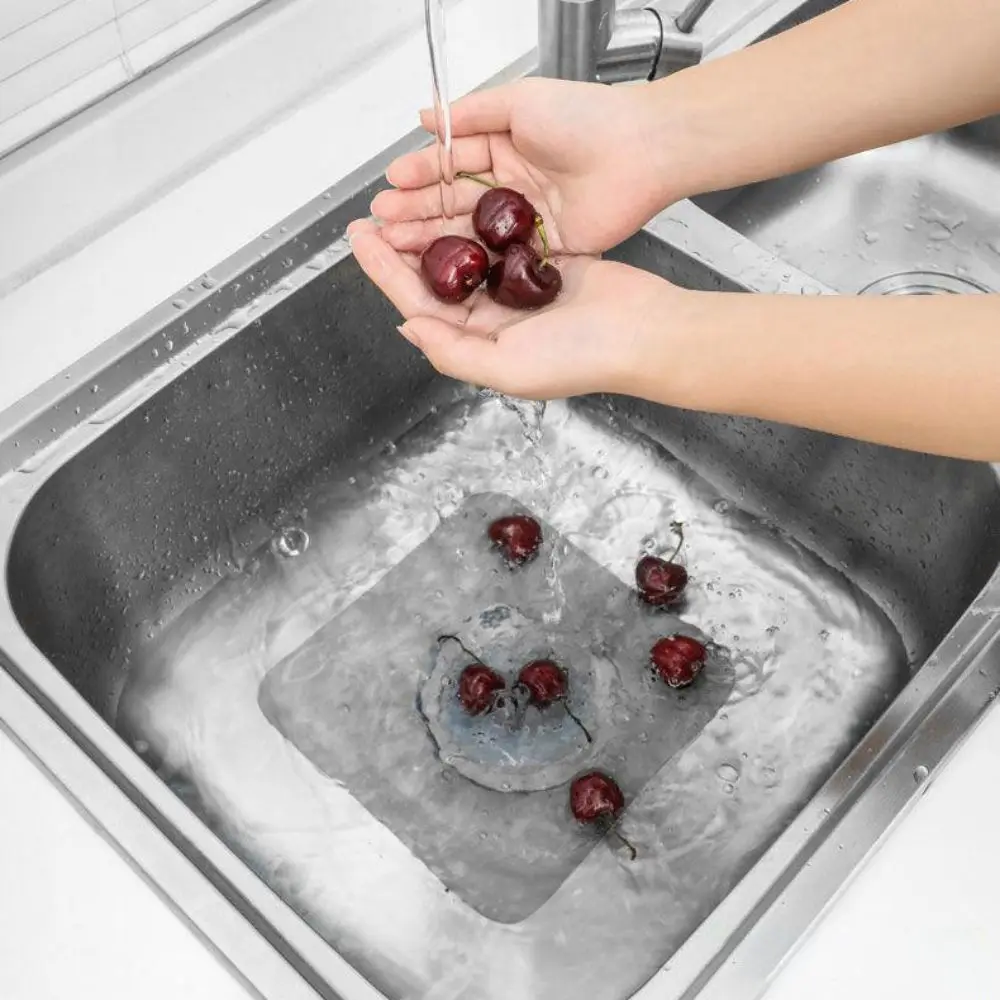 Insect-proof Thick Silicone Floor Drain Block Odors Transparent Deodorant Cover Sewer Pipe Invisible Design Floor Cover