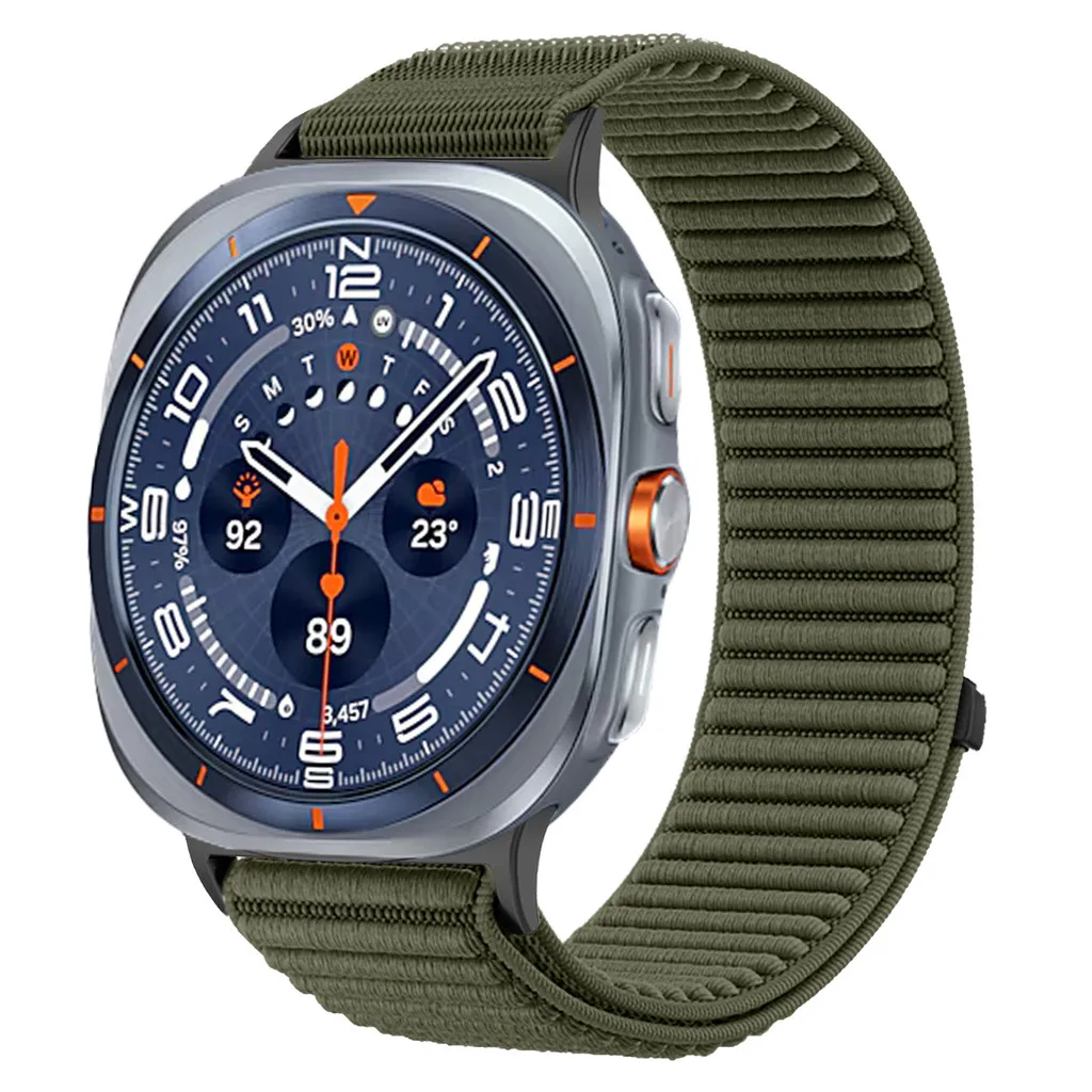 Cinturino in nylon per Samsung Galaxy Watch Ultra 1 2 47mm cinturino traspirante intrecciato per Galaxy Watch Ultra 1 2 47mm accessori