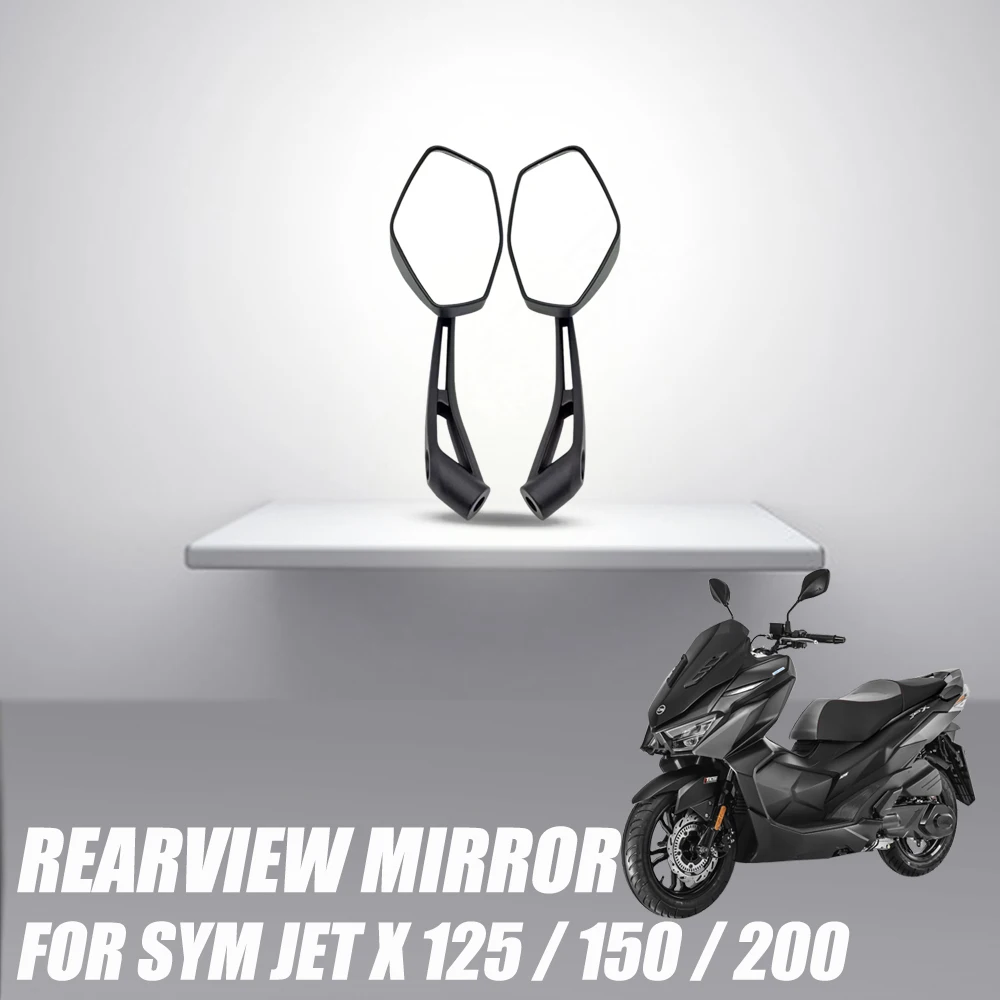 

Motorcycle Left And Right Rearview Mirrors Motorcycle Side Mirrors Suitable For Sym Jet X 125 150 200