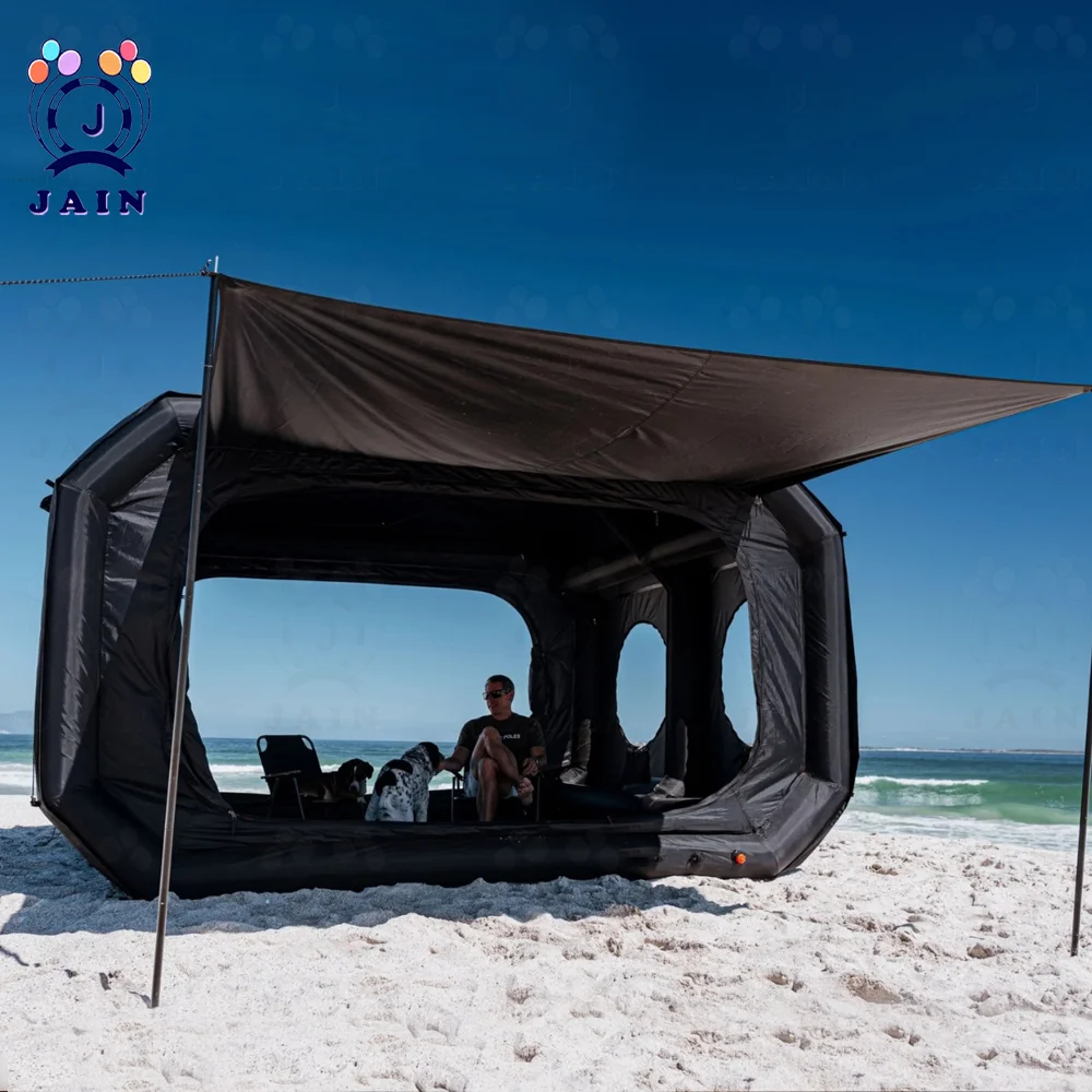 

PVC Inflatable Tent with Pump for Camping, Portable House Air Station, Outdoor Living Pod, Inflatable Shelter