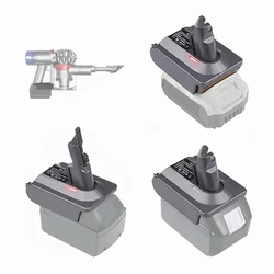 For Dyson V6 V7 V8 Battery Adapter for Makita/Bosch/Dewal/Milwaukee 18V 20V Lithium Battery Converter for Animal Vacuum Cleaner