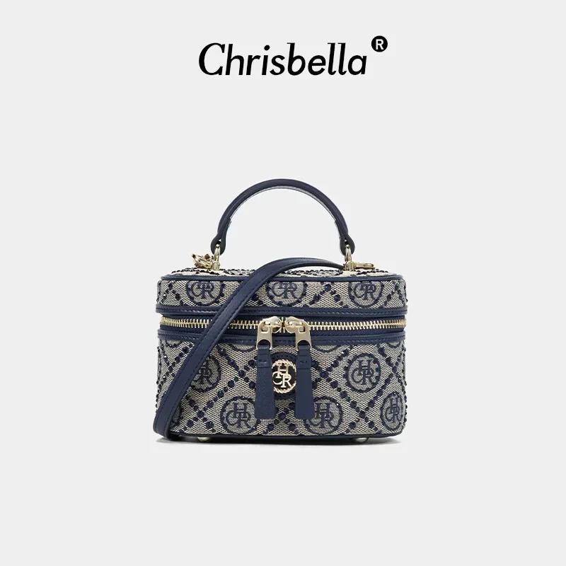 

Chrisbella Jacquard Star Diamond Handbag