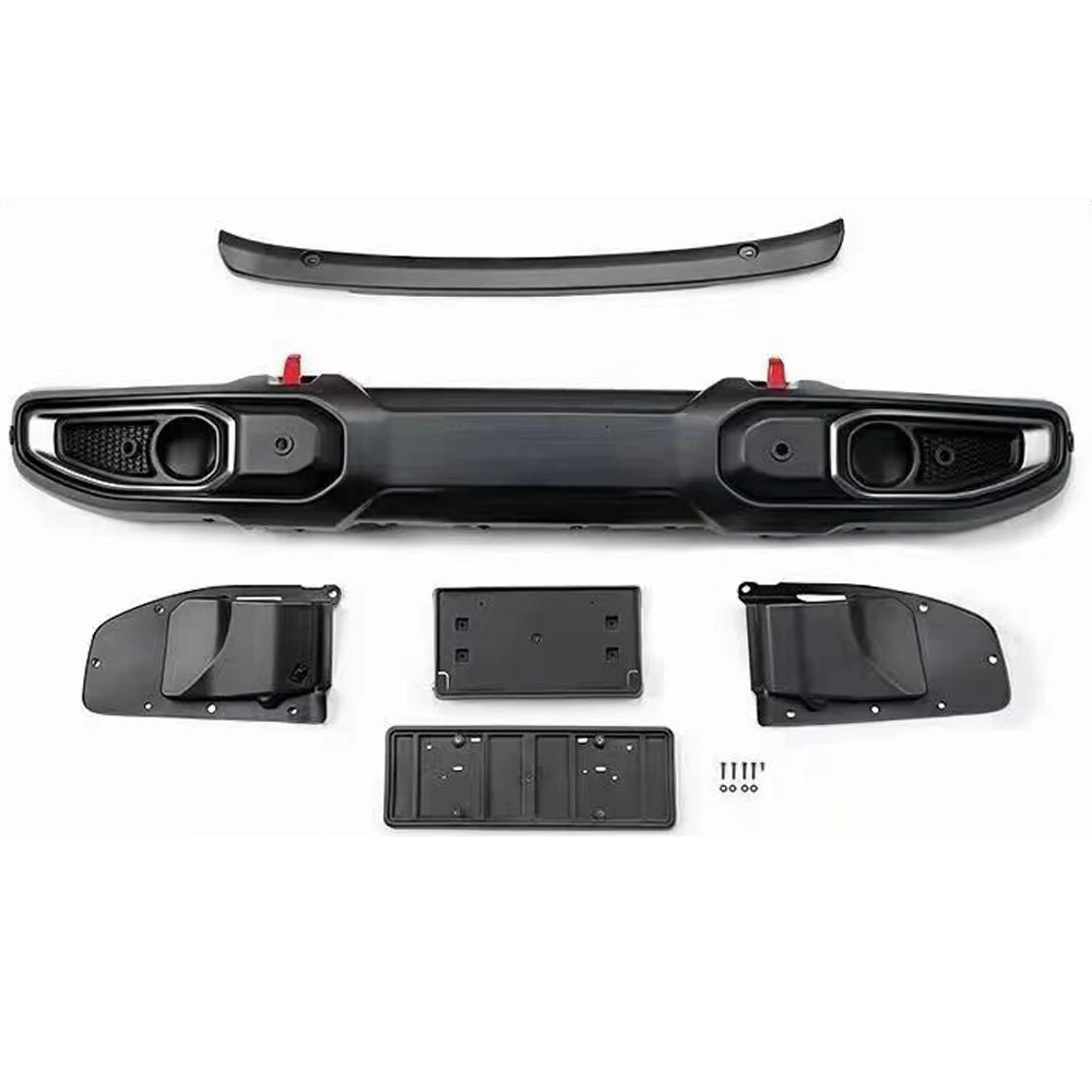 

Lantsun JL1210 ABS Plastic Front Bumper with Sensor Holes for wrangler JL 2018+