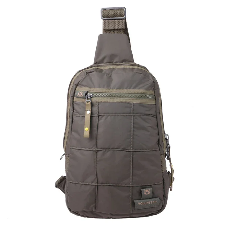 Fashion Men Sling Backpack Rucksack Chest Cross Body Bags Assault Travel Male Waterproof Oxford Single Knapsack Daypack