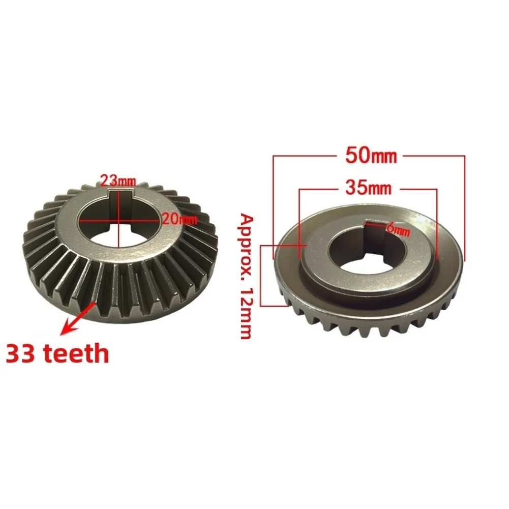 Replacement 18 Teeth 33 Teeth Gear Set for Small Tiller For mini Cultivator Steel Construction Rotary Tiller Compatible