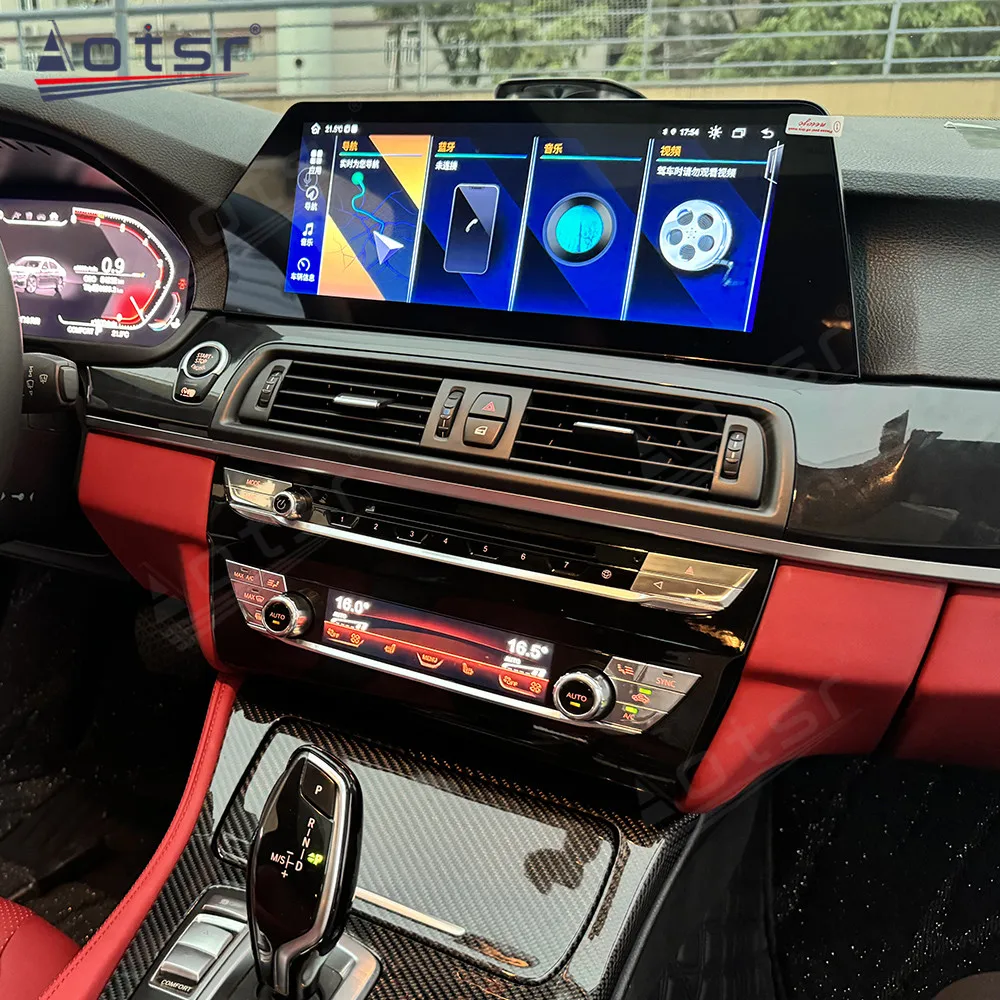 For BMW 5 Series F10 F11 5GT F07 F18 G38 2011~2023 Air Conditioning Climate Board Voice Control LCD Touch climate Control Screen