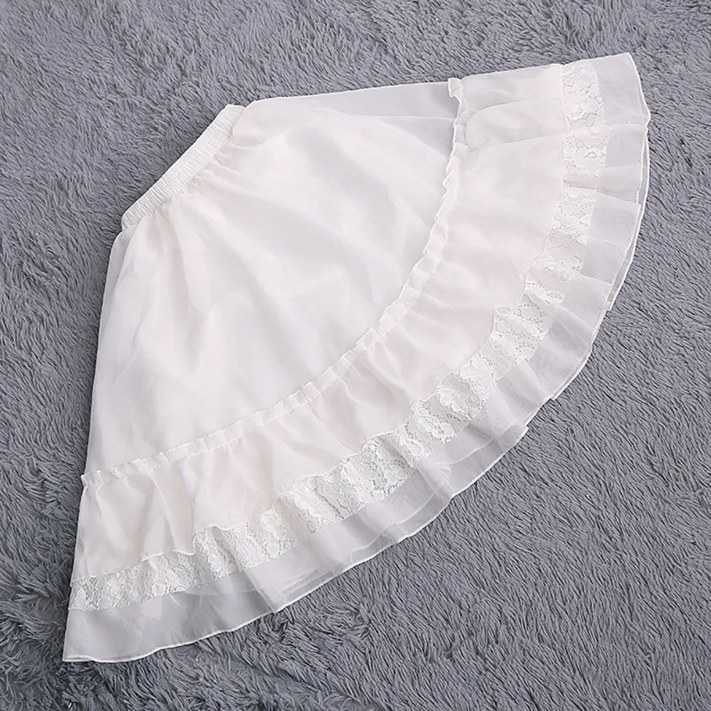 

1pc Costume Skirt For Wedding Lolita Gauze Costume Underskirt Bubble Skirt Fashion Petticoat Gauze Underskirt