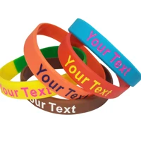 Custom Silicone Wristbands Personalized Text Debossed Rubber Bracelets for Motivation, Party Favors, Fundraisers, Birthday 5