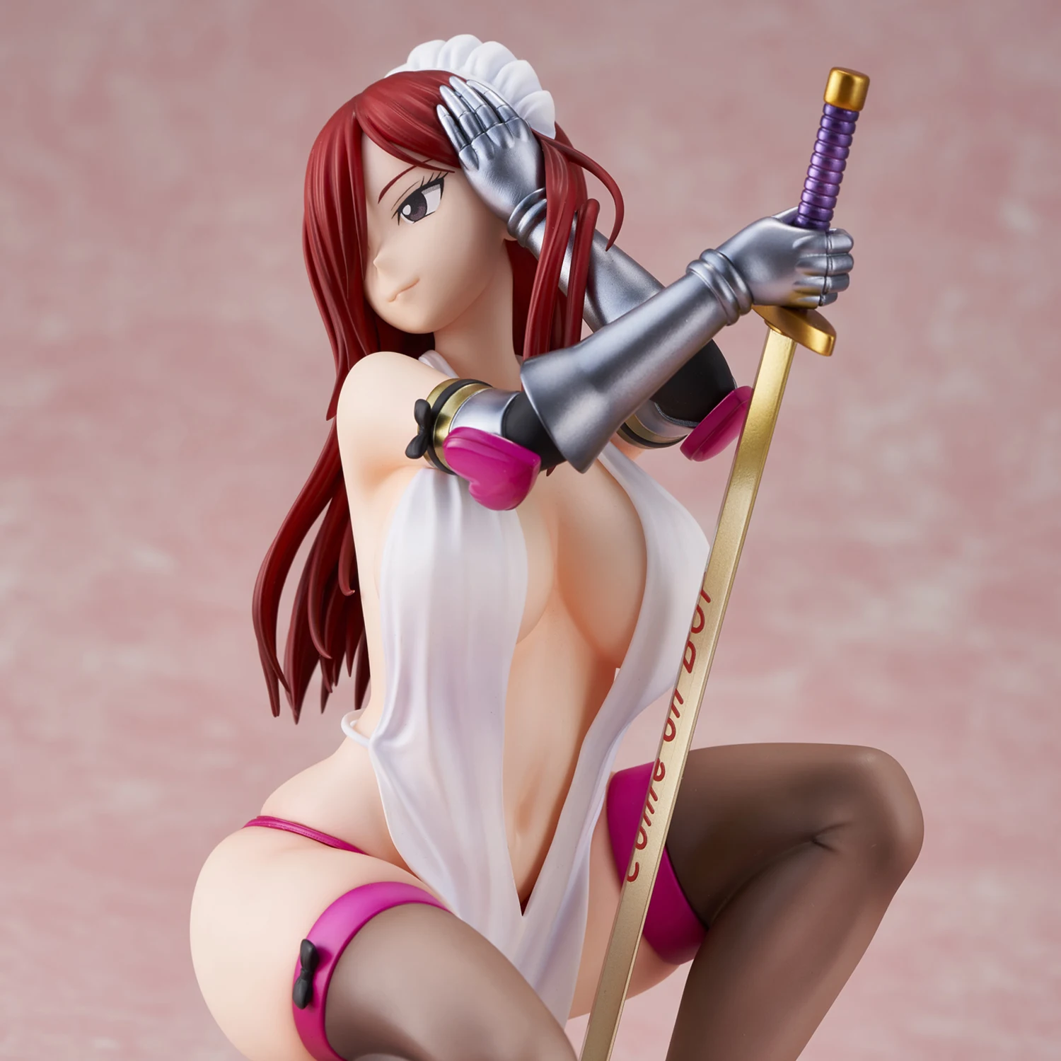 Voorraad Originele Union Creative FAIRY TAIL Erza Scarlet Armor of Temptation Anime Figuur Collectible Model Beeldje Ornament Gift