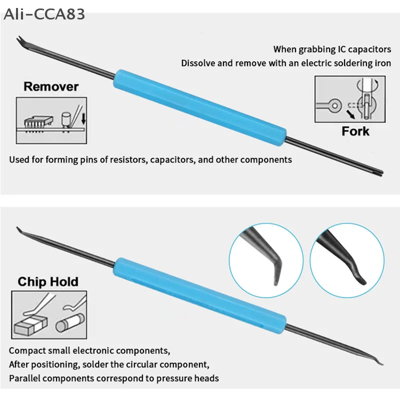 

6Pcs/Pack 2025 New Soldering Aid Tool Set Circuit Boards Desoldering Aid Tool PCB Cleaning Repair Tool