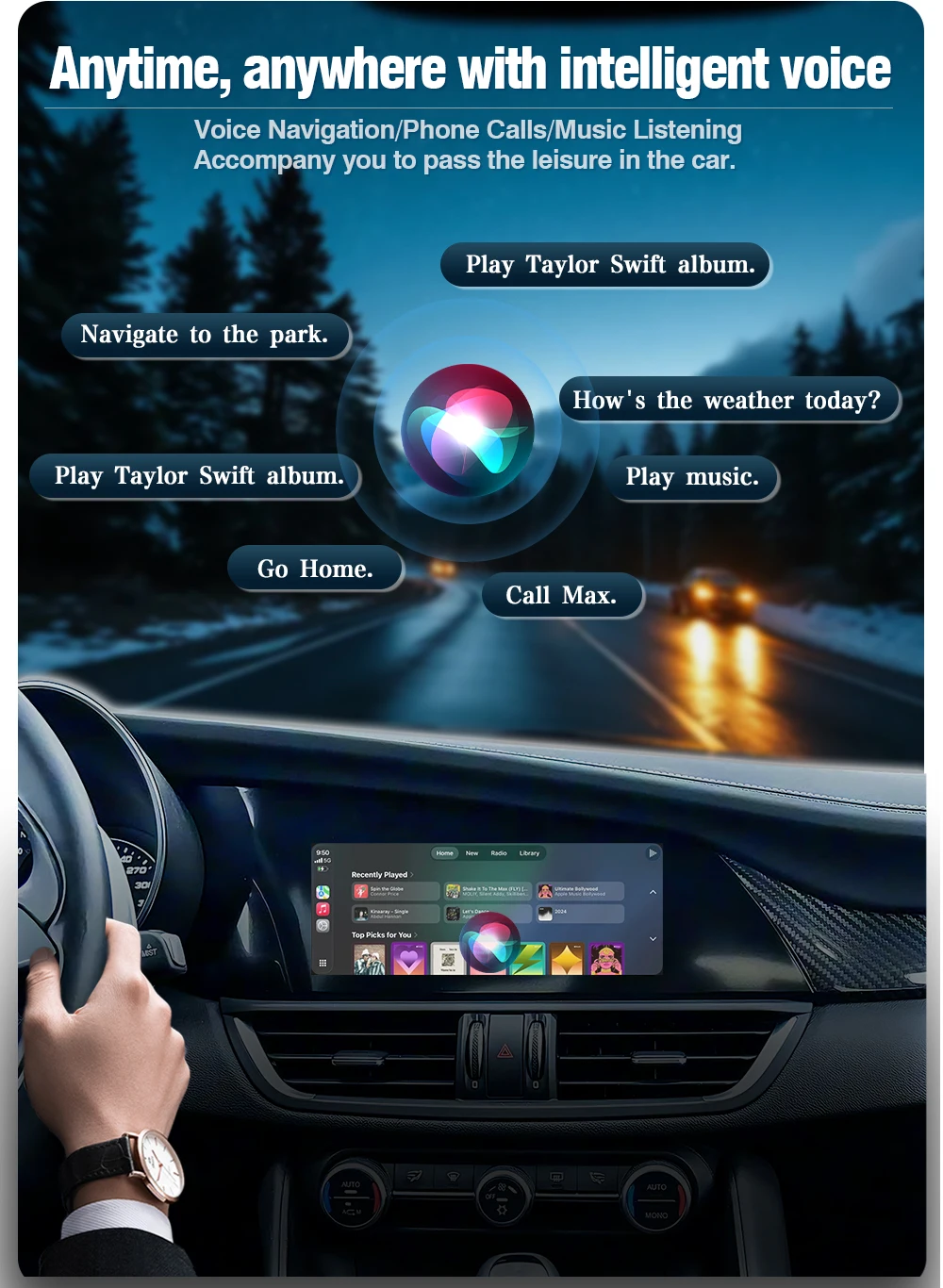 AUTOTOP Wireless Carplay Android Auto Models Funktionsbox für Alfa Romeo Stelvio & Giulia 2017–2019, kompatibel mit OEM-Kamera – Detail 7