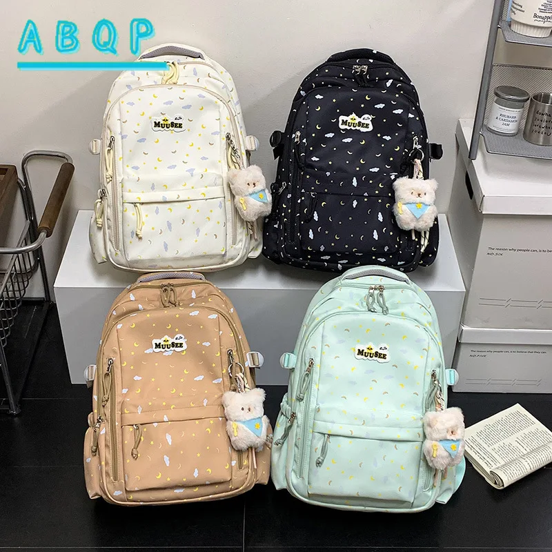 

New Cartoon Backpack Luxury Brand Fashion Women's Backpack Large Capacity Fashion Leisure Travel Backpack High Quality