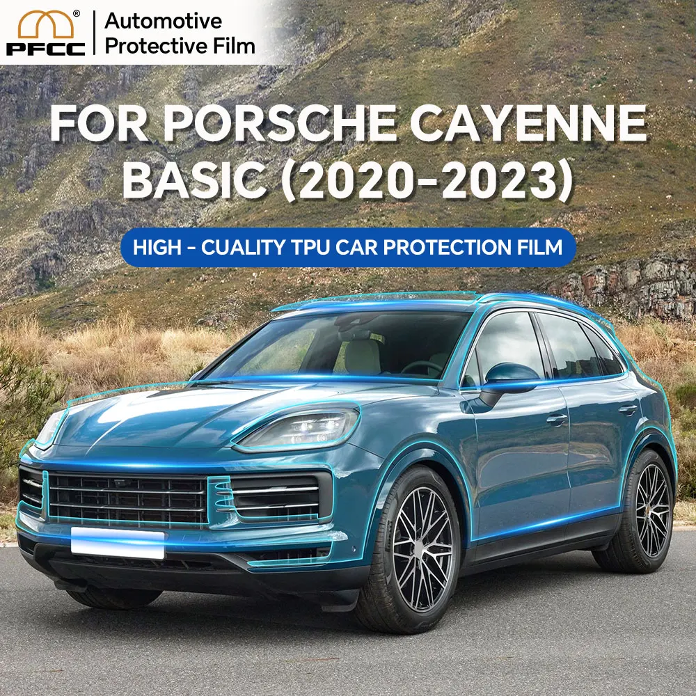 PPF TPU for Porsche Cayenne Basic 2024-up Paint Protection Film Precut Car Body Sticker Clear Kit Bra Transparent Film