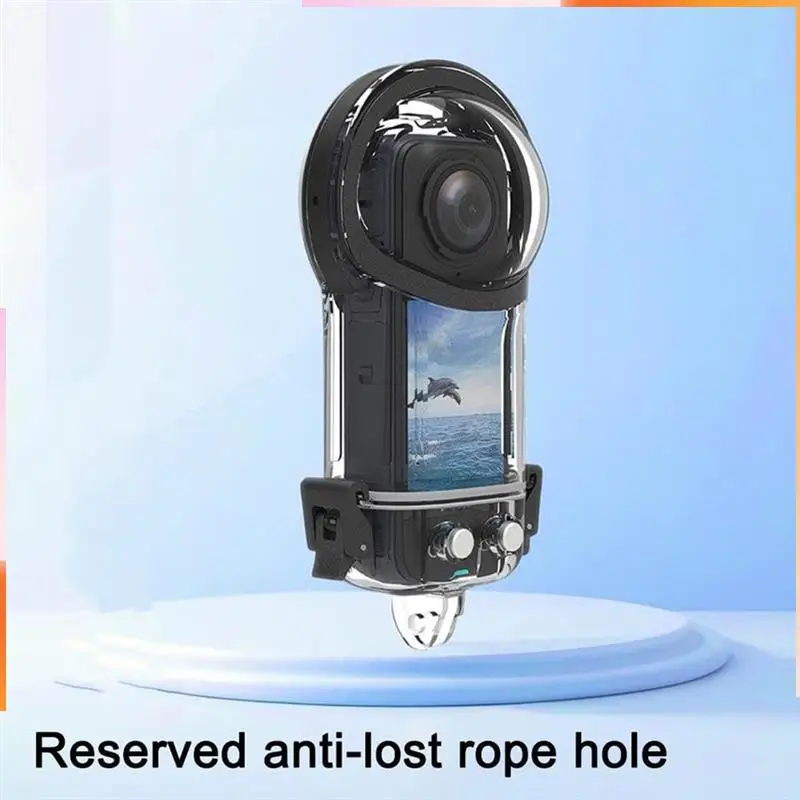 

A92Z Invisible Dive Housing Case For Insta360 X5 Waterproof Scratch-Resistant 50M Depth