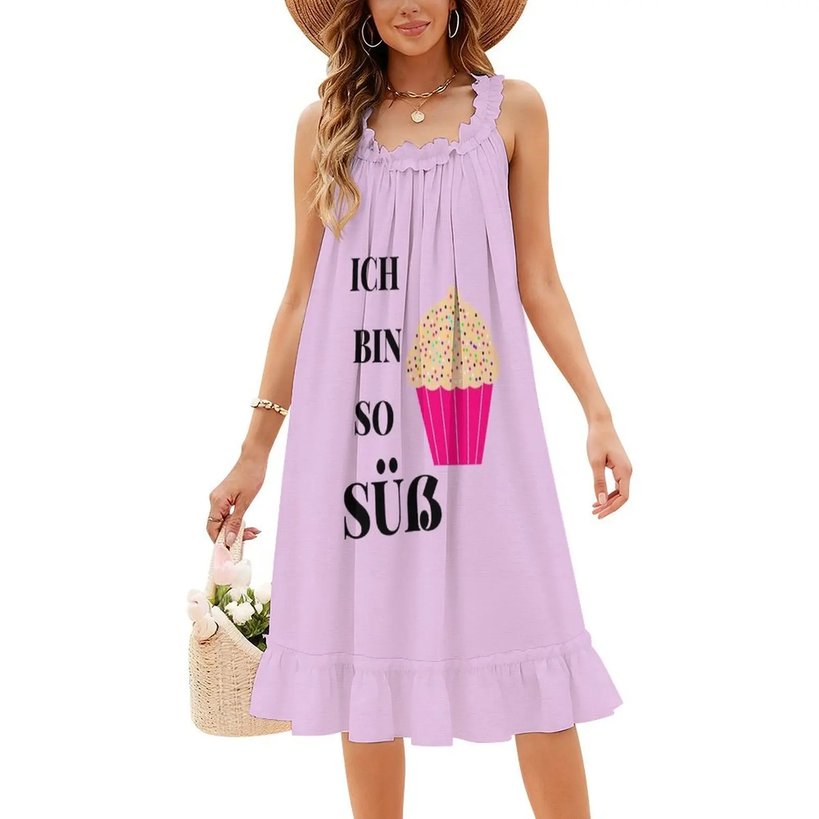إيتش بن سو سو؟ فستان على الطراز الكوري للنساء فستان كاجوال أنيق للحفلات أو الارتداء اليومي Ich Bin So Sü؟ فروي أوسترن الألمانية