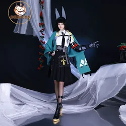 Game Zenless Zone Zero Hoshimi Miyabi Cosplay Costume Fox Lovely Uniform Cosplay Costume Halloween Cosplay Party Outfit