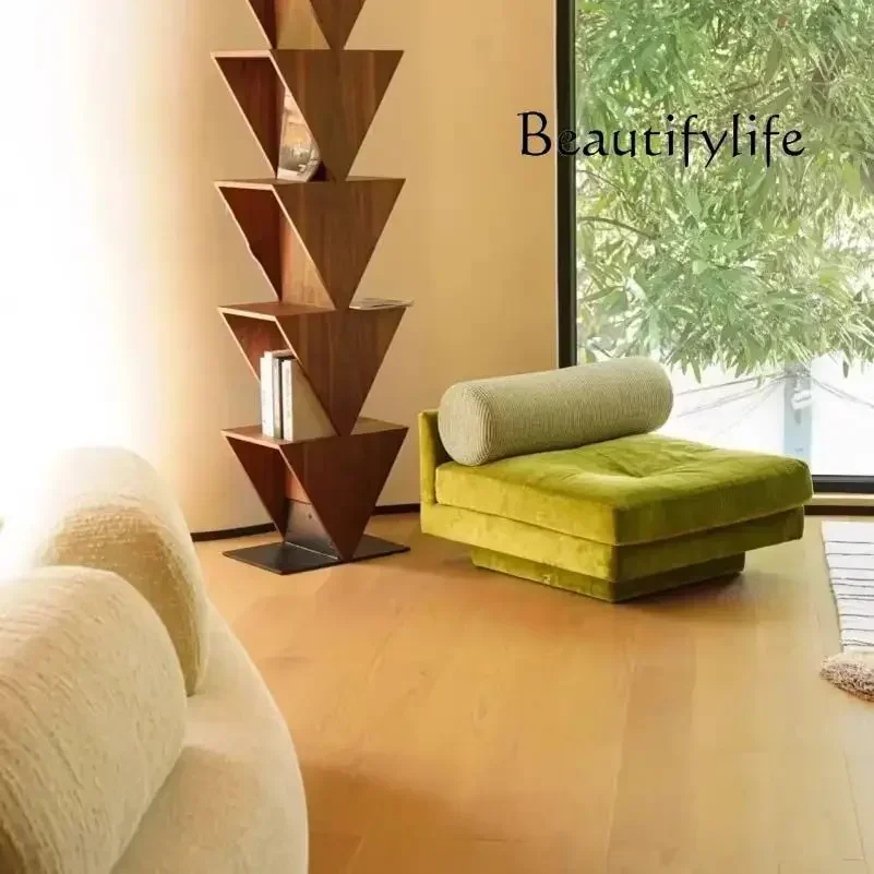 

J small apartment creative designer living room leisure Nordic modern simple three-person module sofa single