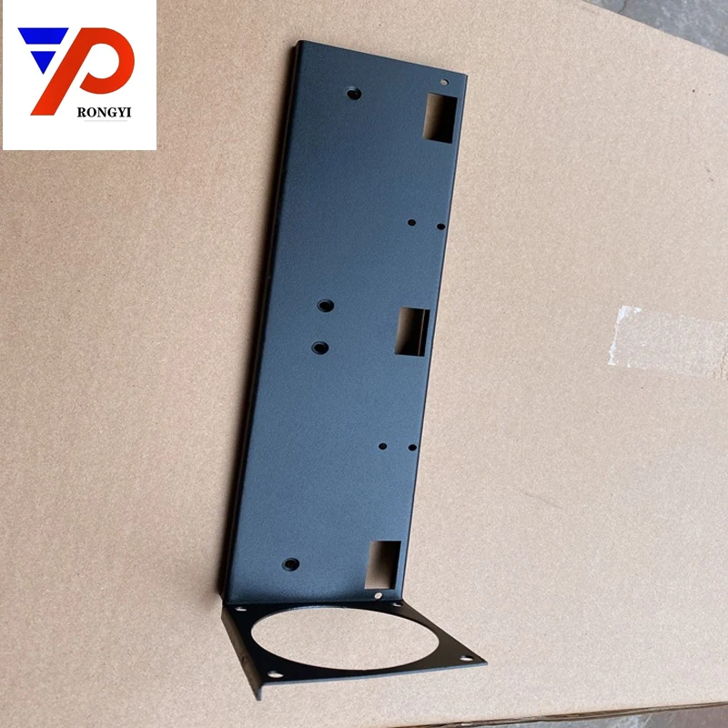 Q235 Cold-Rolled Bracket Customization Factory Undertakes Laser Cutting Bending Welding Spraying RY03