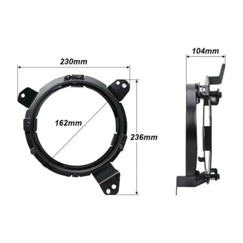 9inch Headlight Bracket Adjustment 7inch Headlight Adapter for Jeep Wrangler JL JLU Sport Rubicon Sahara Gladiator JT 2018-2022