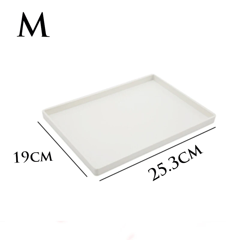 Creatieve Wit Melamine Rechthoekige Lade Diversen Opslag Melamine Imitatie Porseleinen Hotel Thuis Opslag Decoratie