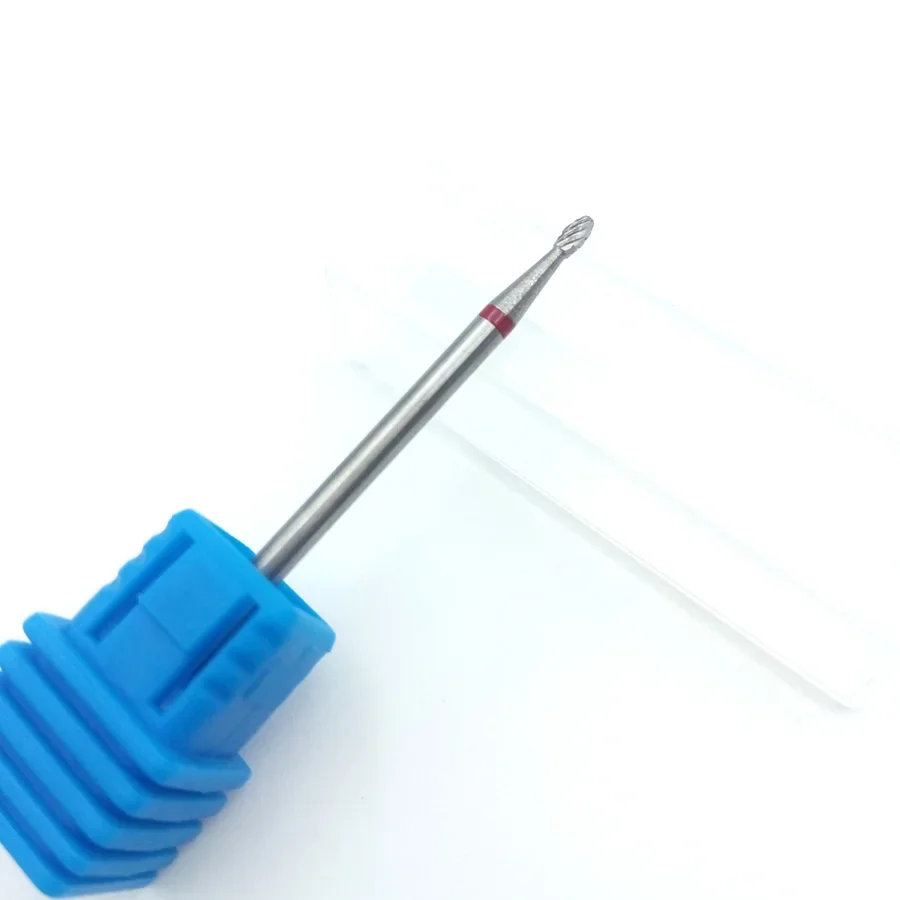 Hytoos-タングステンカーバイドネイルドリルビット、ロータリーキューティクルバリビット、マニキュアアクセサリー、ネイルミリングカッター、h0103p、3インチ、32インチ