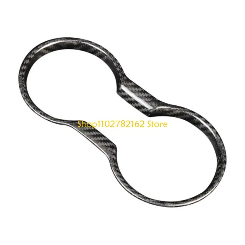 

547B Car Water Cup Lid Holder Decor Frame Cover Trim Sticker for MustangGT 2015-2021