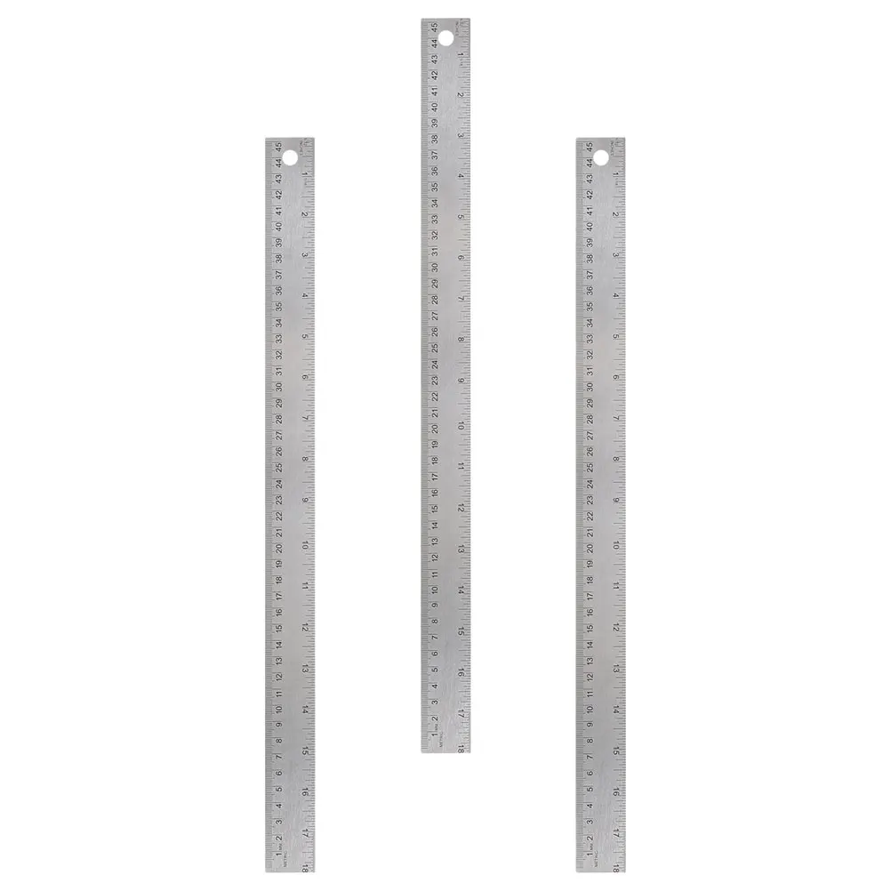 Cork Backing Werklinialen Multifunctioneel Huishoudelijk Staal Zilver Handig Student