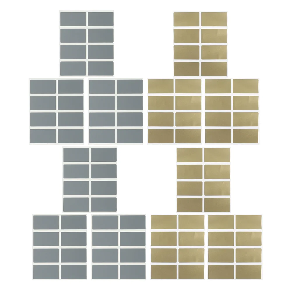 

Scratch off Stickers Labels Rectangle Rectangular Gold Ticket DIY Make Tickets Tag