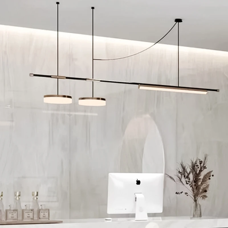 

Modern Dimmable Ceiling Chandelier for Staircase Restaurant Food Tables Designer Hanging Light Fixture Home Decoration