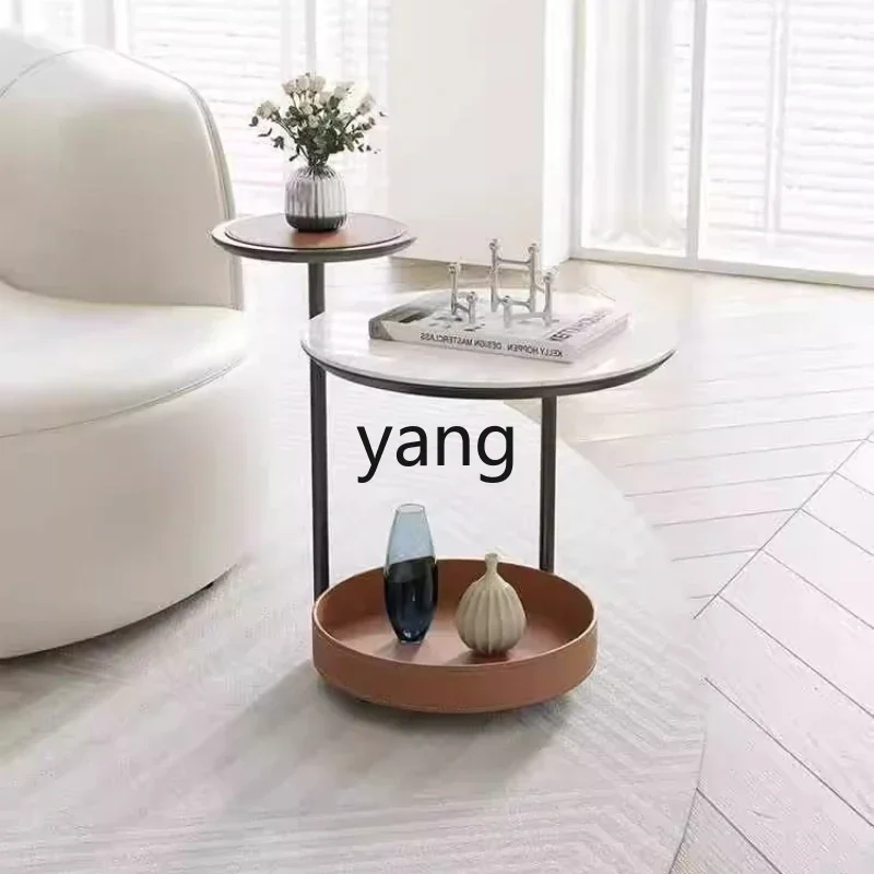 

LMM Italian minimalist rock slab edge few modern simple living room sofa small round few Nordic corner few