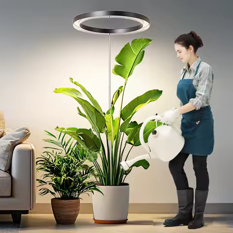 Plant Grow Light LED Growing Light Full Spectrum for Indoor Plants,Height Adjustable, Auto-Timer, 5V, Idea for Large Plant Light