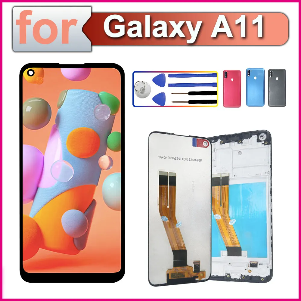 100% Tested LCD for Samsung Galaxy A11 LCD Display Touch Screen Digitizer Assembly Replacement for Samsung A11 A115