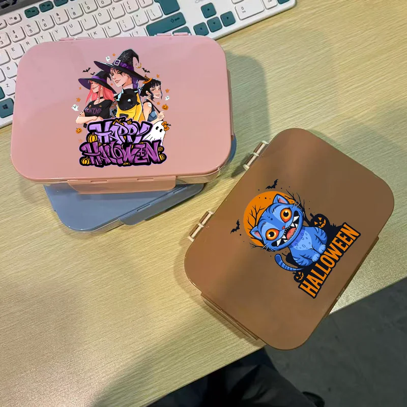 Lunch Box or Demon Hunters kpop Food Containers Student Picnic Lunchbox fAnime Halloween Gift Comes with free tableware