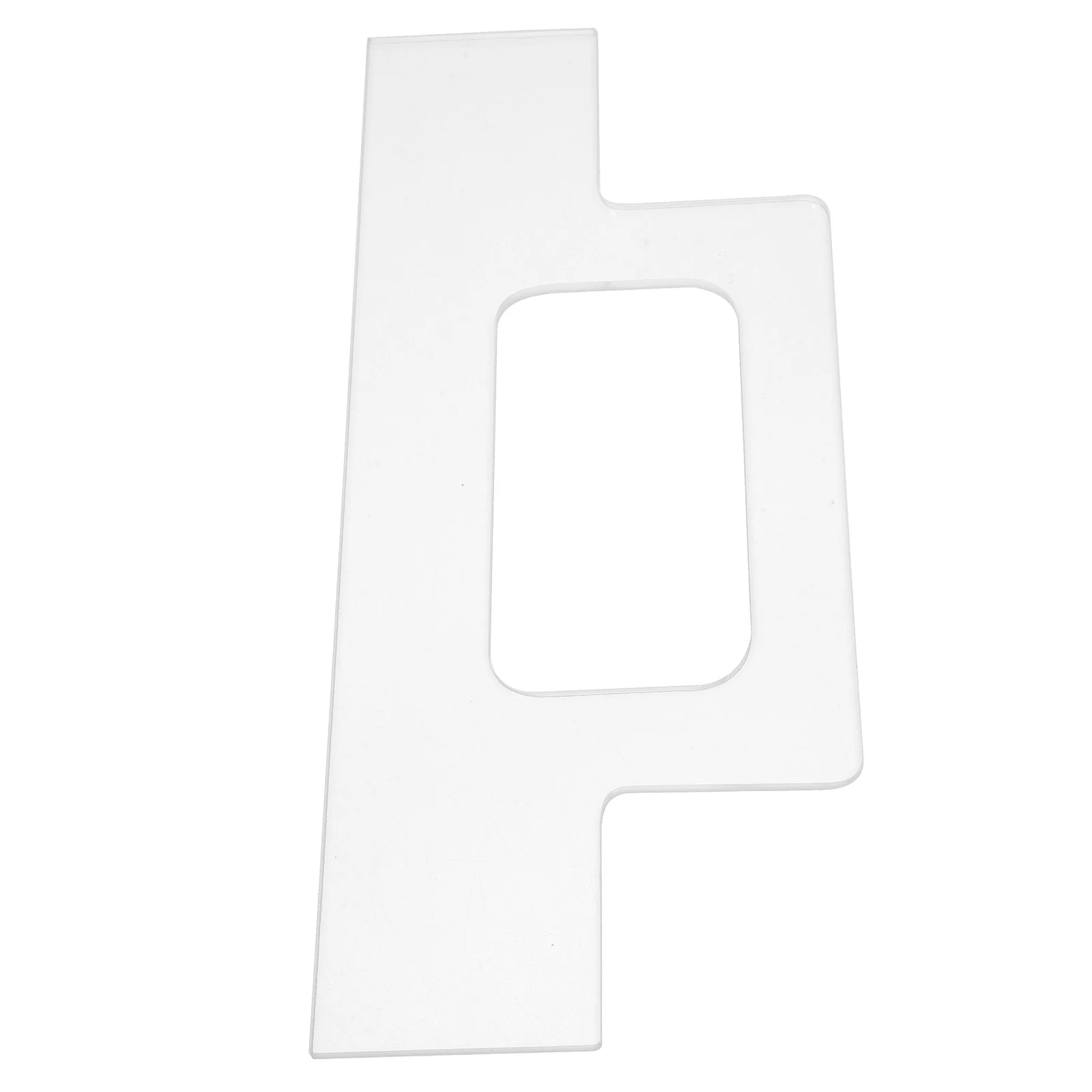 

Acrylic Cutting Template Transparent H Kitchen Woodworking Router Templates Template Cleaning
