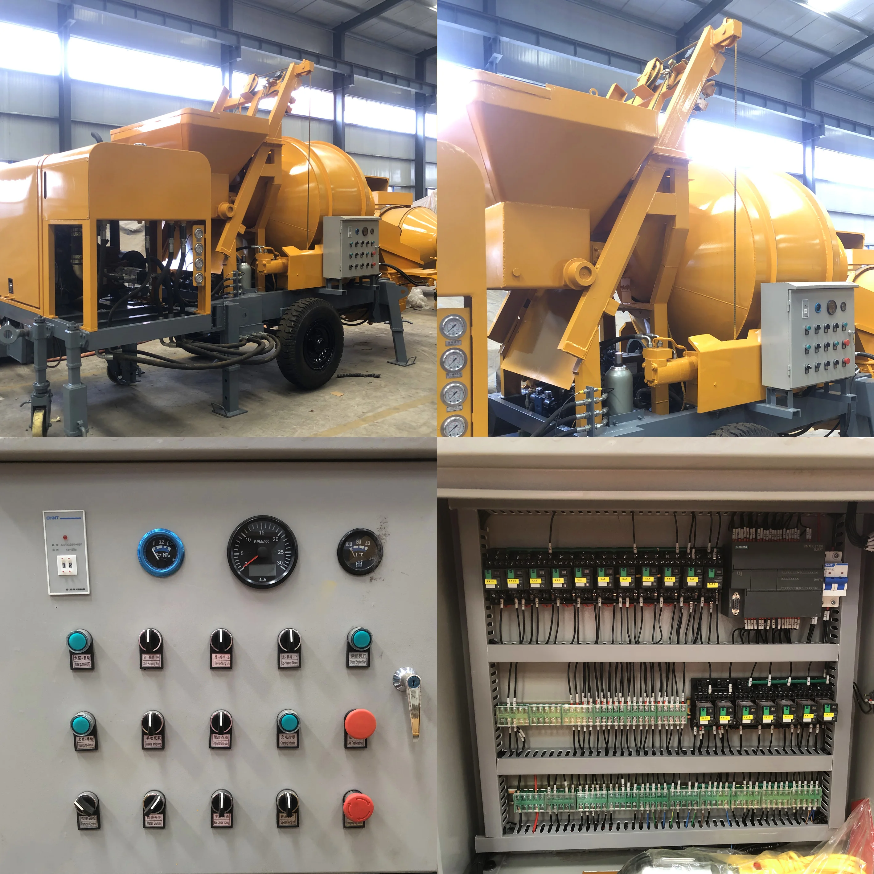 JBTS40 Diesel Concrete Mixer Machine With Pump New Condition Concrete Mixer And Pump Function At An Economical Price